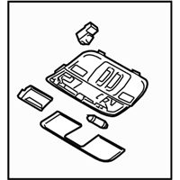 Subaru 84621AG53A LAMP ASSY MAP