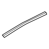 Subaru 63516XA01A WEATHERSTRIP DOOR REAR GATE LOWER