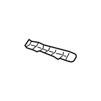 Subaru 57707SG020 BRACKET FRONT BUMPER SIDE RH