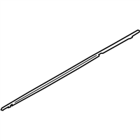 Subaru 62280AJ00A WEATHERSTRIP OUT DOOR REAR SRH