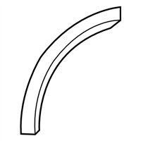 Subaru 63526SG000 WEATHER STRIP BODY REAR RIGHT