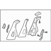 Subaru 64244AL21AWM PAD ASSEMBLY REAR SIDE