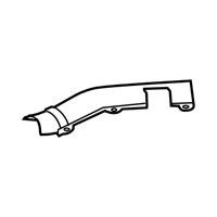 Subaru 44132AG150 COVER COMPLETE FRONT EXHAUST CENTER UP