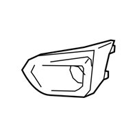 Subaru 57731FJ000 COVER FOG FRONT STD RH