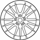 Subaru 28111FG191 Aluminium Disc Wheel