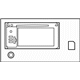 Subaru 86271CA620 Radio And NAVI Unit Assembly