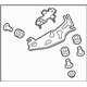 Subaru 25233AA000 Bracket Assembly Relay