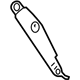 Subaru 64705AJ01A Bracket SHO ANC LH