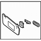 Subaru 92011XA01AEU Left Sun Visor Assembly