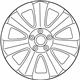 Subaru 28111XA02B Aluminium Disc Wheel