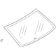 Subaru 65109AJ10A Back Window Glass Assembly