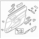 Subaru 94639AG11AWA Trim Panel Assembly Door Front LH