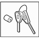 Subaru 57494AL00A Key Lock