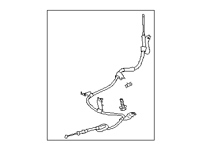 2013 Subaru XV Crosstrek Parking Brake Cable - 26051FJ020