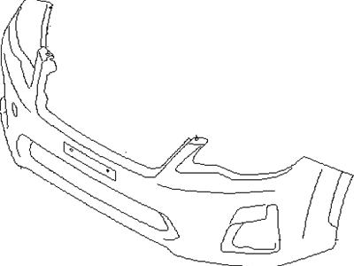 Subaru 57704FJ070 Bumper Face Front