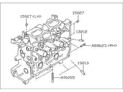 2014 Subaru XV Crosstrek Cylinder Head - 11039AC490