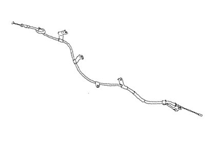 Subaru 26051FJ031 Cable Assembly H B Left