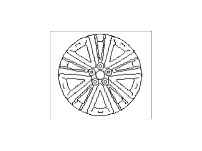 Subaru 28111SC000 Disk Wheel-Aluminium