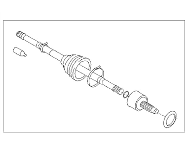 Subaru 28391AJ000 Front Outer Cv Joint