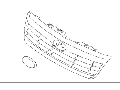 Subaru 91121SC012 Front Grille Assembly