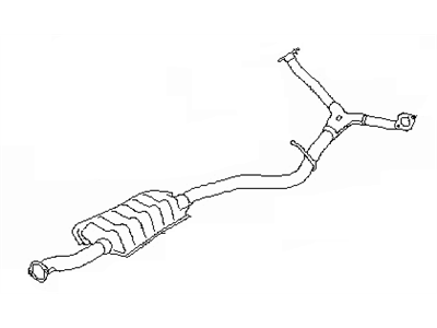 2011 Subaru Forester Exhaust Pipe - 44200SC000