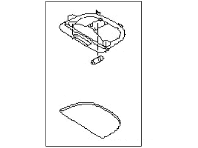 Subaru 84601AG040LO Lamp Assembly Room