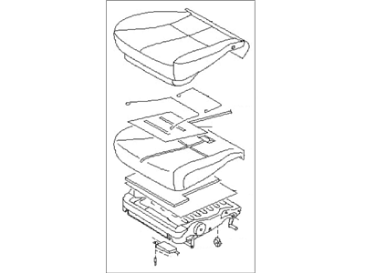 Subaru 64139SC060AP Cushion Assembly OCPANTRH