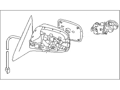 2011 Subaru Forester Car Mirror - 91029SC770