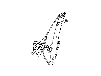 2009 Subaru Forester Window Regulator - 61042SC000