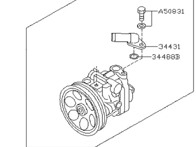 2011 Subaru Forester Power Steering Pump - 34430SC010