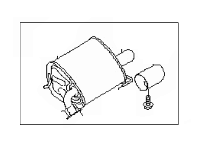 2009 Subaru Forester Muffler - 44300SC030