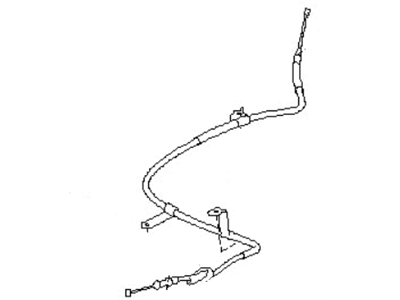 Subaru 26051FG040 Cable Assembly Hand Brake RH