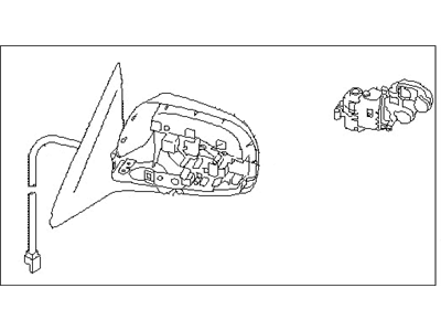 2012 Subaru Forester Car Mirror - 91029SC800