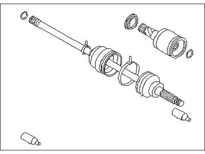 1999 Subaru Legacy Axle Shaft - 28021AC121