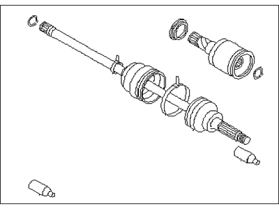 2000 Subaru Forester Axle Shaft - 28021AC121