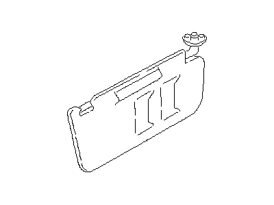 2001 Subaru Forester Sun Visor - 92010FC022NE