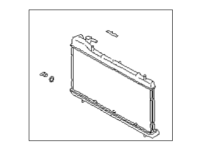 2001 Subaru Forester Radiator - 45111FC350