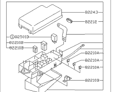 Subaru Forester Relay Block - 82231FC000