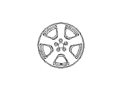 Subaru 28111FC030 Aluminium Disc Wheel