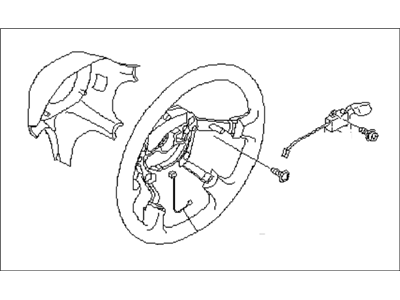 2001 Subaru Forester Steering Wheel - 34311FC070