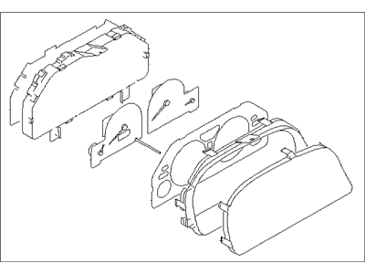 Subaru 85014FC120 Speedometer Instrument Cluster