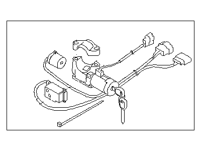 1999 Subaru Forester Ignition Switch - 83121FC070