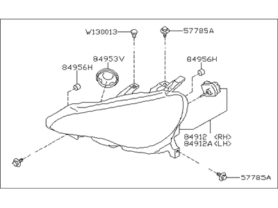 2018 Subaru BRZ Headlight - 84002CA380