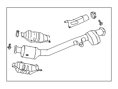 2017 Subaru BRZ Exhaust Pipe - 44611AA930