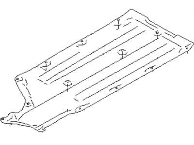 Subaru 56411CA010 Under Cover Rear LH