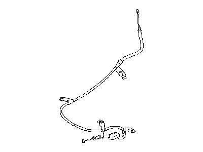 Subaru 26051CA000 Cable Assembly H B RH