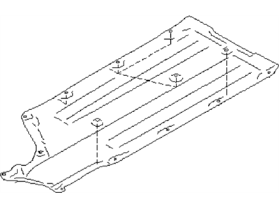 Subaru 56411CA000 Under Cover Rear RH