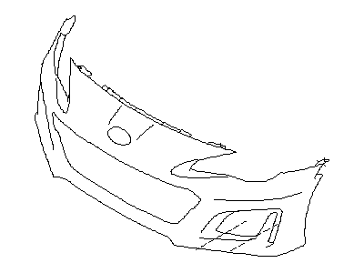 Subaru 57702CA280 Bumper Face Front