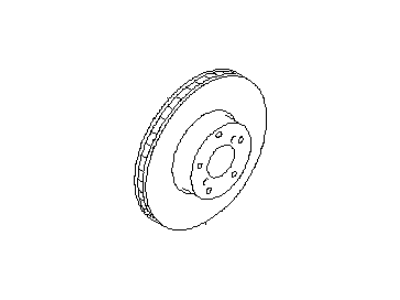 2020 Subaru BRZ Brake Disc - 26300FE001