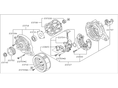 2017 Subaru BRZ Alternator - 23700AA990